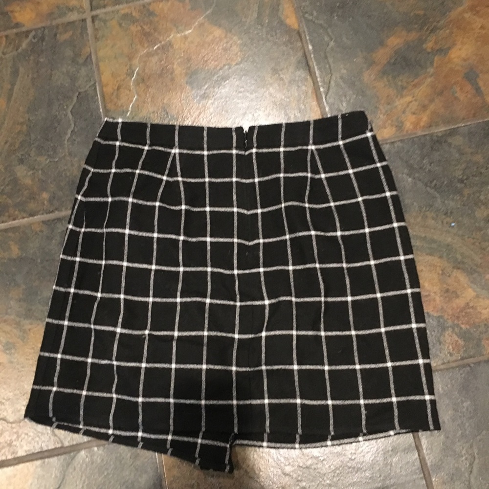Madewell Windowpane ruffle-front skirt - Picture 2 of 2